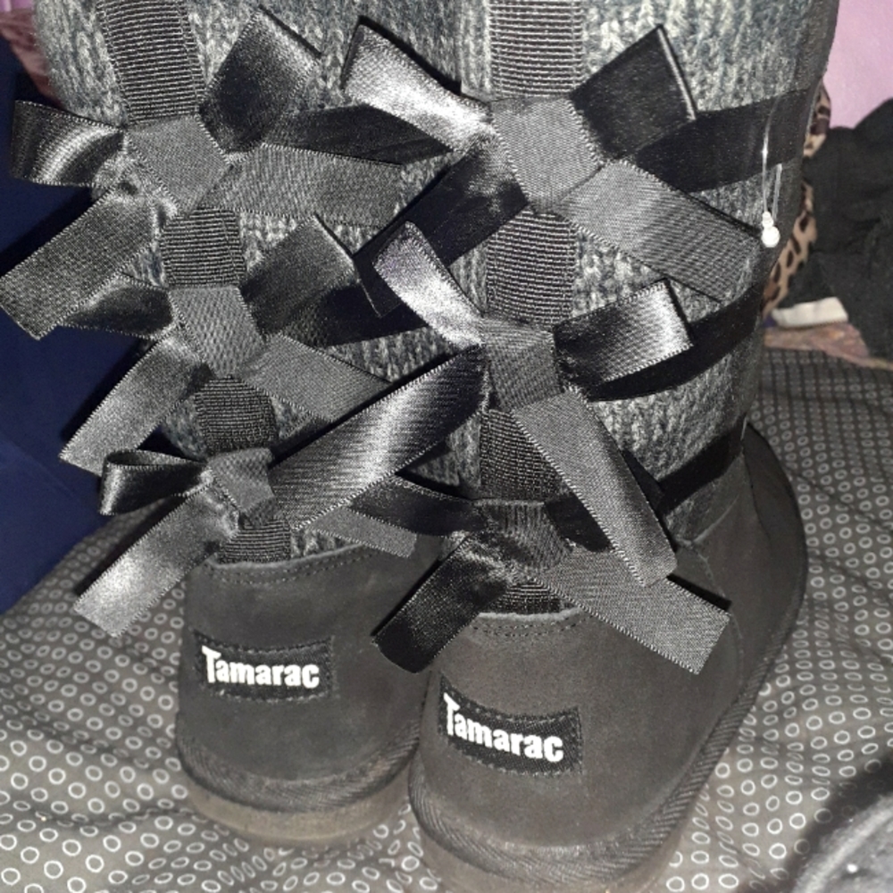 Black boots